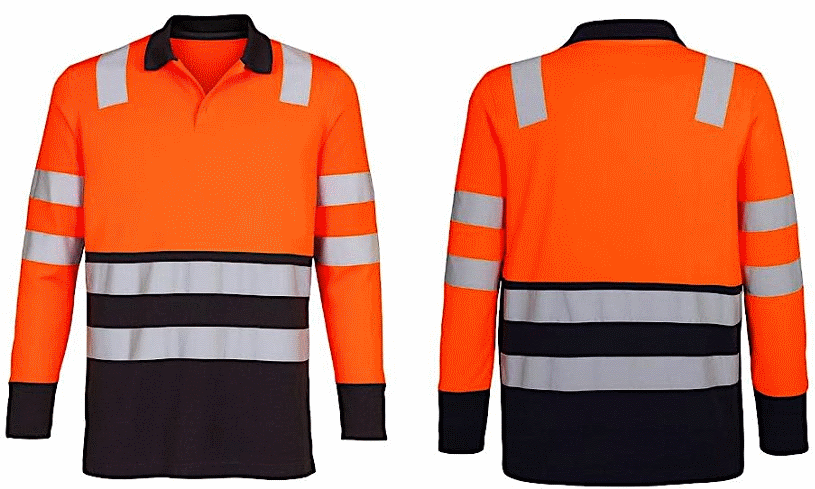 Polera Piqué Bicolor HI VIS Konda