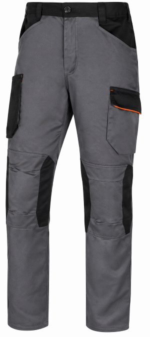 Pantalón Gabardina Mach 2 Gris Naranjo DeltaPlus Talla S