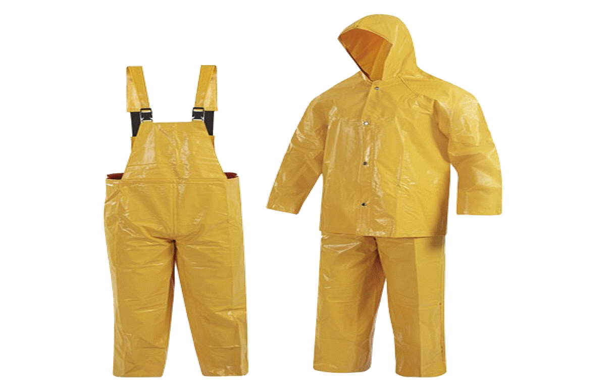 Traje PVC Jardinera Amarillo 0.45 Talla S ACKERLAND