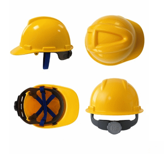 Casco Amarillo Arnés Tela-Ajuste Roller-DRILO