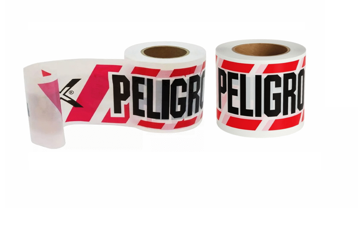 Cinta de Peligro 8 cm x 350 MTS. ACKERLAND