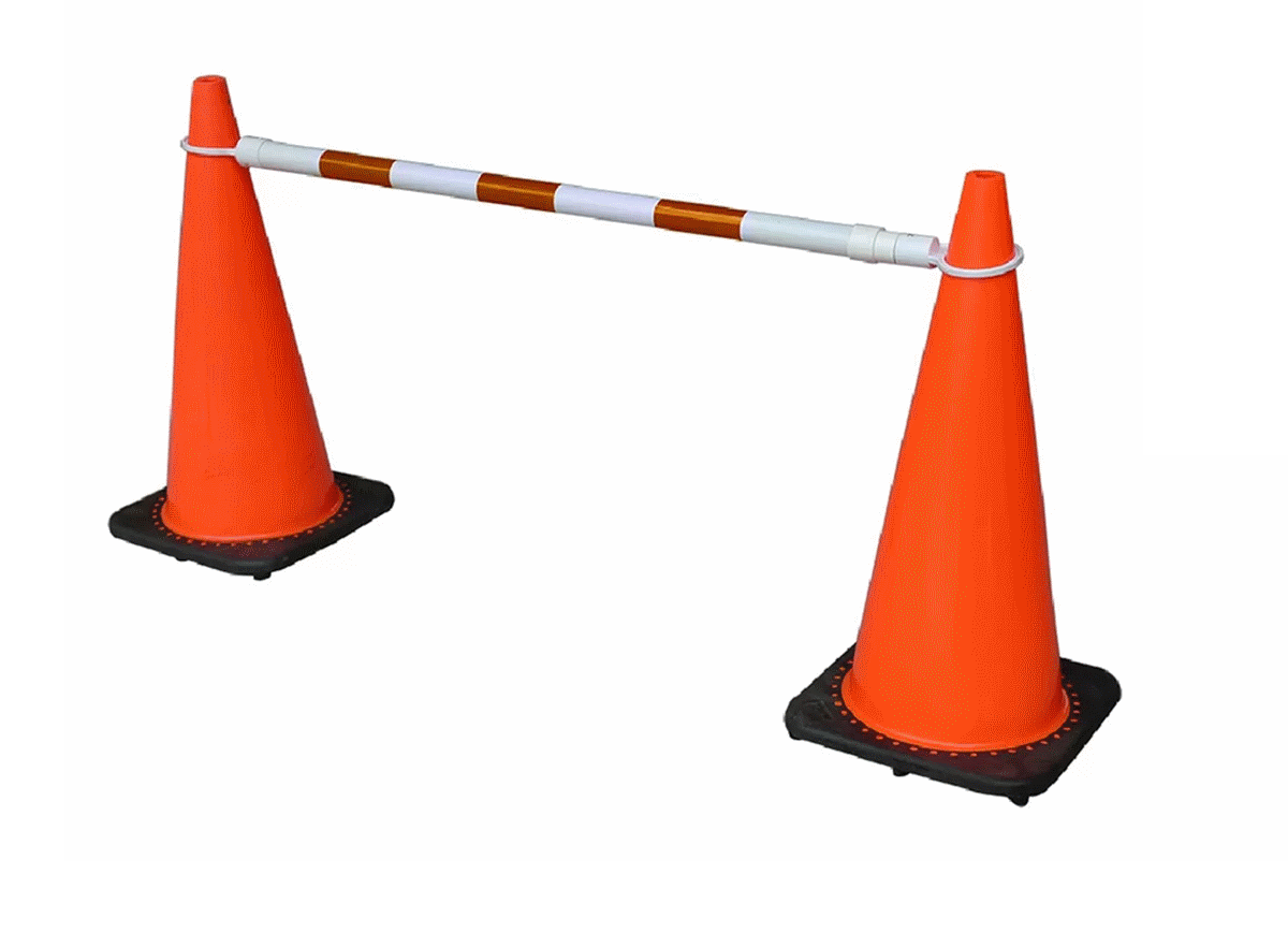 Barrera Extensible cono KP Blanca-Roja ACKERLAND